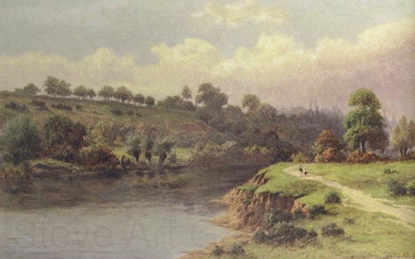 William henry mander A Stroll along the Riverbank (mk37)